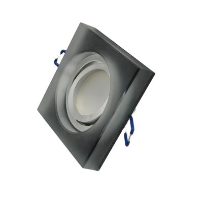 China Crystal Square Housing High Quality Spot Light Commercial Lighting Commercial Recessed Downlight for sale