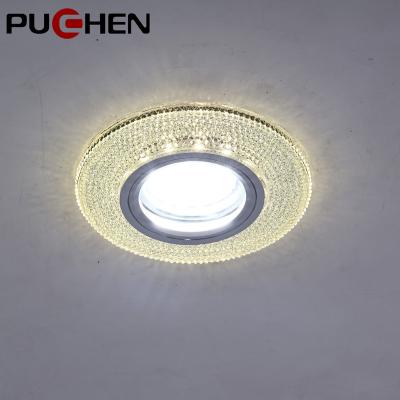 China Modern patent resin Puchen downlight crystal recessed modern cheap decorative industrial downlight European LED downlight for sale