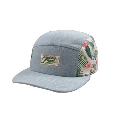 China JOINT 5 Panel Custom Sublimation Snapback Snapback Cap for sale