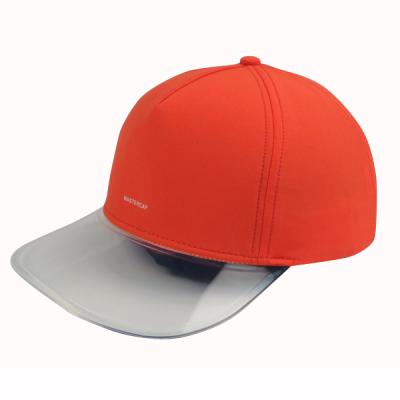 China JOINT custom printed transparent visor sports hat baseball cap for sale