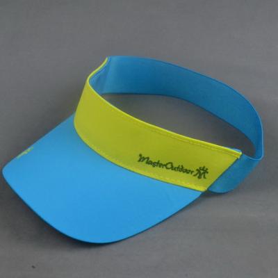 China New Comfortable Stylish Sports Lightweight Sun Visor Hat With Custom Elastic Band for sale