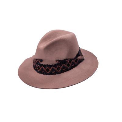 China Character Chinese Supplier Cheap Price 100% Polyester Women Fedora Hats for sale