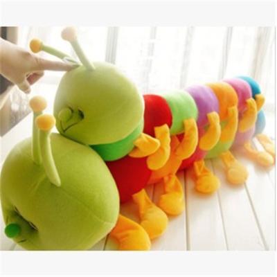 China Gifts Or Funny Size Customized Cube Set Plush Walking Worm In Promotion Color Green Stuffed Toy With Long Legs for sale