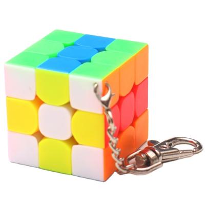 China Cartoon Toy Characters Foldable Printable Model Key Chain Colored Magic Cube Puzzle Solution Toys For Dogs for sale