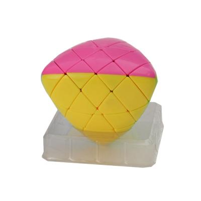 China Plastic Metal Puzzle Cartoon Toy Block Photo Triangle Magic Cube In Strong Magic Box Paper Packing With Cross for sale