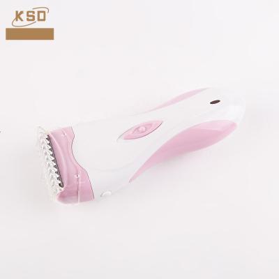 China Rechargeable Cordless Women Electric Shaver Armpit Hair Trimmer for sale