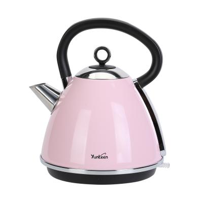 China China Suppliers Base 360 ​​Degree Rotation Boil Electric Kettle Dry Blue Switch Protection Water On/Off Kettle for sale