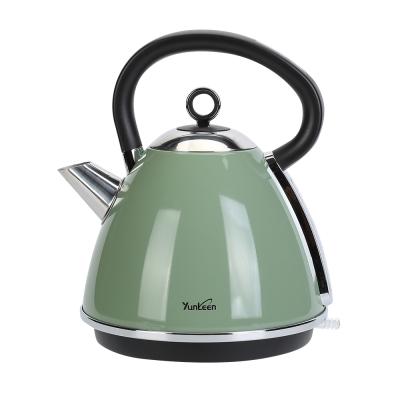 China Morden 360 Degree Rotation Base Customized Color Home Kitchen Appliances Stainless Steel Electric Kettle for sale