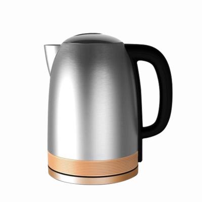 China 360 Double Layer Rotation Wholesale High Quality Fashionable Seamless Indoor Hotel Design Small Base Water Plastic+SS Electric Kettle for sale