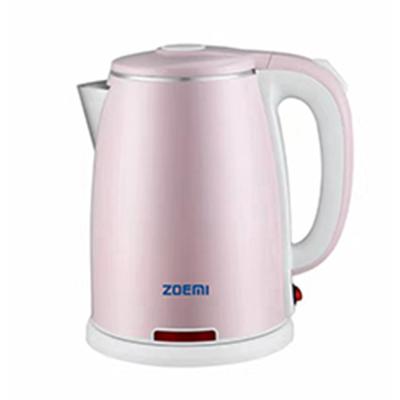 China Zoemi 360 Rotation Protection Degree Base Kettle 1.8L Electric Water Kettle Plastic With 304 Stainless Steel Water Fast Boil for sale