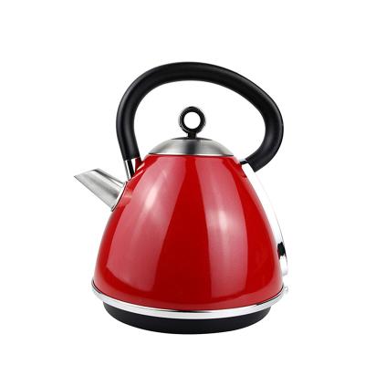 China 360 Degree Double Interrupt Water High Quality Colorful Automatic Rotation Hot Water Kettle Basic Electric Kettle for sale