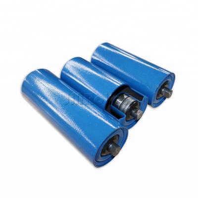 China Ball Bearing Carrying Roller 10cm Diameter Black For Smooth Conveying for sale