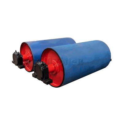 China 4-50mm Belt 16mn Shell Material Drive Head Conveyor Pulley For Conveyor System for sale