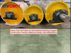 Heavy-Duty Tail Pulleys for Bulk Material Handling | Rugged Construction, Precision-Balanced Design, Easy Maintenance