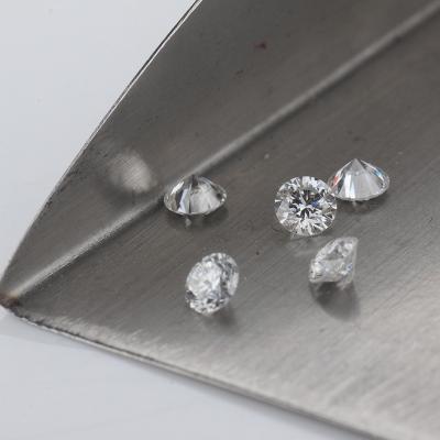 China VVS & SI Polished Lab Developed Synthetic Diamond Princess Round Brilliant Cut White CVD HPHT for sale