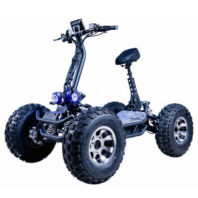 China New EZRaider Car Trailer 4X4 6000W Design ATV Lithium Battery All Terrain Electric Scooter for sale