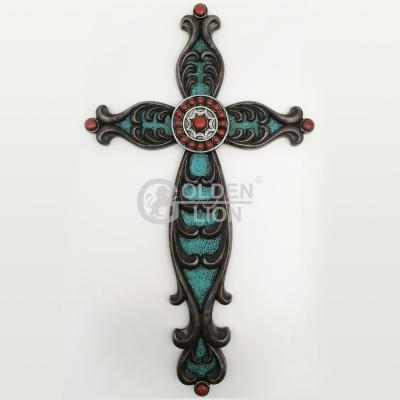 China Wholesale Europe Resin Ornaments Wall Cross Resin High Quality Cross for sale