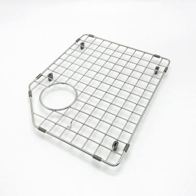 China Without Faucet SHH0002 304 Stainless Steel Sink Bottom Grid, (30~40)x31.5cm, Customized Specification Available for sale