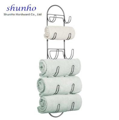 China BSCI Sustainable 6 Tier Over Door Towel Rack Storage Rack for sale