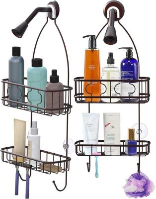 China Sustainable, Bronze Hanging Bathroom Shower Head Cart Organizer for sale