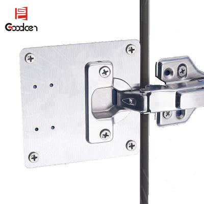 China Modern Easy Install Furniture Accessories Kitchen Cabinet Hinge Repair Plate for sale