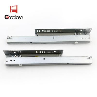 China Easy to install and disassemble soft close slide on concealed box cabinet undermount tandem drawer slide for sale