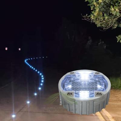 China Aluminum Alloy LED Underground Road Safety Included G105 Cat Eye Solar Road Stud Sidewalk Beacon Light For Philippines Market for sale