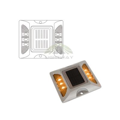 China Aluminum alloy road stud design road cateye light cateye solar road safety stud led for sale