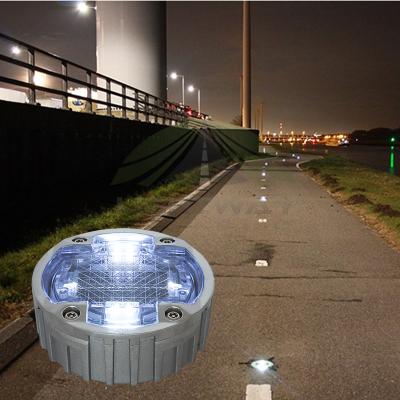 China Aluminum Alloy Compression Resistance Led Solar Road Marker Solar Cat Eyes for sale