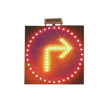 China M& Galvanize D Sheet Customized Sign Board Traffic Solar Led Road Sign Safety Led Solar Sign Post for sale