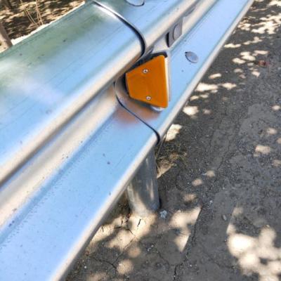 China High-Reflective Aluminum Highway Guardrail Sheets Galvanized Trapezoidal Bracket Guardrail Reflector for sale