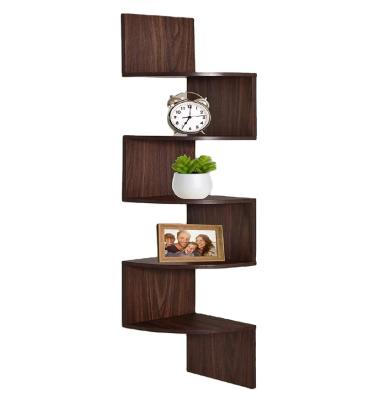 China 5 Tier Convertible Wall Mounted Corner Shelves for sale