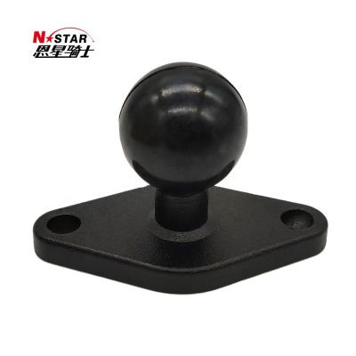 China Popular N-STAR 1 Inch Diamond Ball Head Mobile Phone Accessories Bracket Ball Key Navigator Fixed Head Fixed for sale