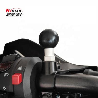 China High Quality Rubber+aluminum Alloy NSTAR Motorcycle Mobile Phone Bracket Accessories M10 Screw Base for sale