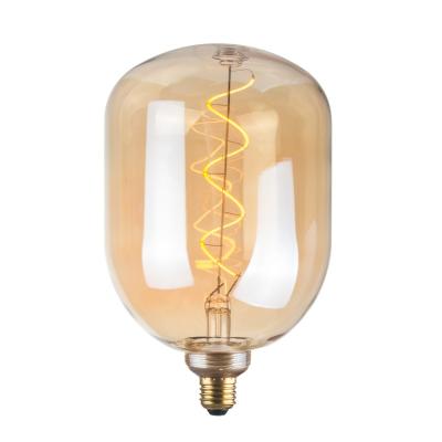 China Factory Price Hotel/Office/Home/Bar Large Decorative Dimmable 2000K Edison Style Over Size Giant Filament Flexible Led Light Bulb for sale