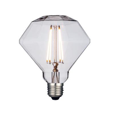 China Exquisite Shaped Clear Glass Filament Edison Bulb Residential / Hotel / Bar Light 3.5W E27 2200K LED Classic Vintage Dimmable for sale