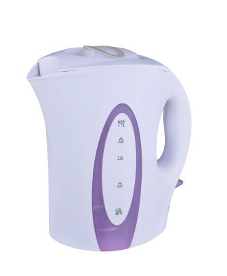 China New Stainless Steel Cordless Plastic Decoration Electric Kettle for sale