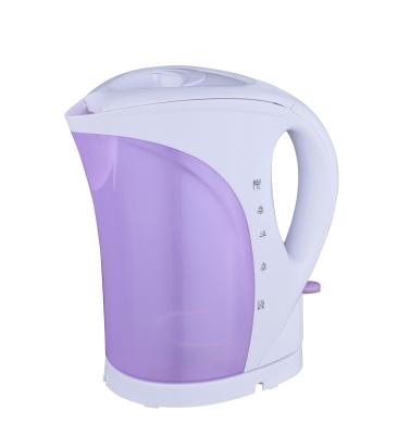 China Hot Selling Electric Cordless Plastic Kettle 1.7L Kitchen Appliances Water Heater Tea Maker Electric Kettle for sale