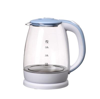 China 1.8L Automatic Electric Glass Pot Cordless Multifunctional Household Health Tea Kettle Kettle for sale