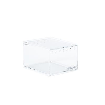 China REPTIZOO Viable 0.16 Gallon 0.6 L Clear Mini Greenhouse Mini Acrylic Spider Habitat for Small Reptile Acrylic Reptile Tank for sale