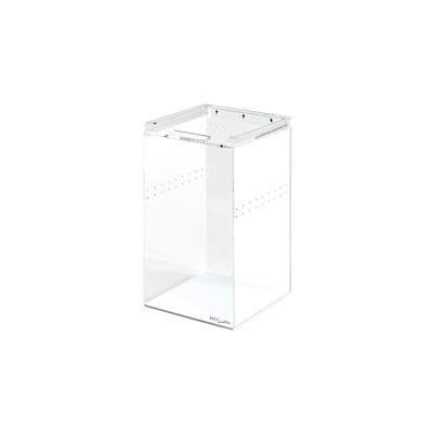 China REPTIZOO viable ACR23 1.24 gallon 4.7 L small Crystal Acrylic Enclosure with white base and strong magnetic safety pump control for sale