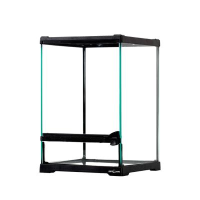 China REPTIZOO viable RHK19S 3.5 gallon 13.2 L mini reptile greenhouse with full glass sides suitable habitat for tropical desert and amphibious for sale