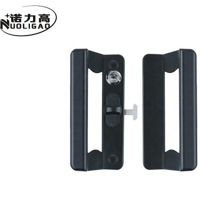 China Opening and closing for locked door and side aluminum window handle of double doors accessories without main and glass door handle for sale