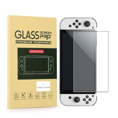 China Anti-scratch tempered glass screen protector for Nintendo Switch OLED 100pcs/lot NO RETAIL PACKING for sale