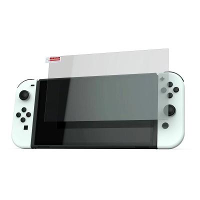 China Anti-scratch Anti Scratch NS OLED Glass Film Screen Protector For Nintendo Switch OLED Gamepad Dust Proof for sale