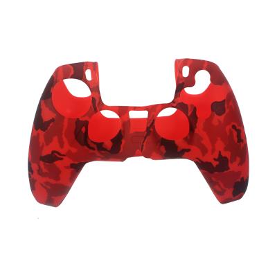 China Silicone For Ps5 Water Transfer Silicone Case Red Color For Sony Playstation 5 PS5 Silicone Case for sale