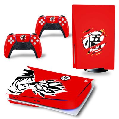 China Fashion For PS5 Console Vinyl Skin + 2 PCS Controller Skin Stickers For for sale