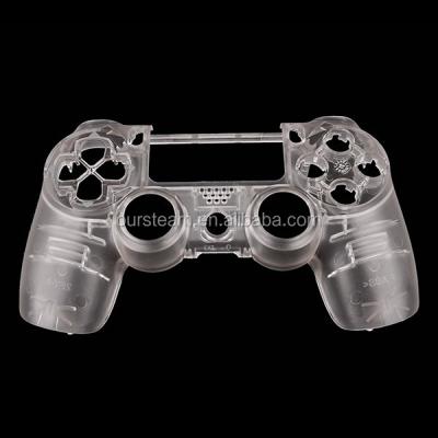 China Replacement Shell for PS4 Controller Transparent Clear Shell Case for PS4 Shell Remote Control Front Cover for sale