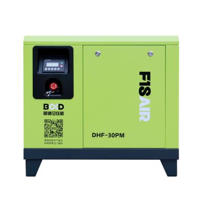 China DHF-30PM Lubricated Electric Portable Screw Air Compressors For Hardware Industry for sale