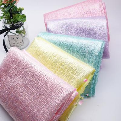 China Popular Colors Available OEM Shrink-Resistant Weave Decorative Fabric Organza Fabric For Wedding Dress for sale